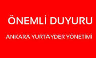 GENEL KURUL DUYURUSU